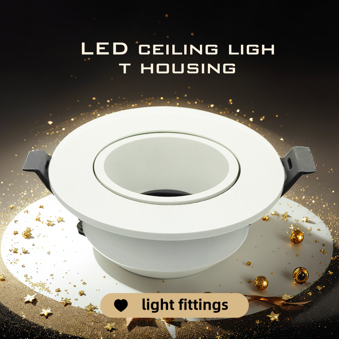 Led embedded downlight shell home clothing hotel background wall ceiling lamp kit wholesale